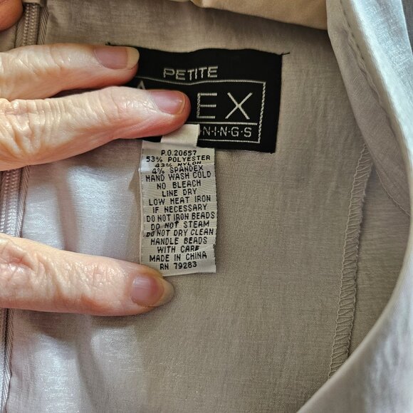 Alex Evenings shimmery jacket top LP - Picture 4 of 5